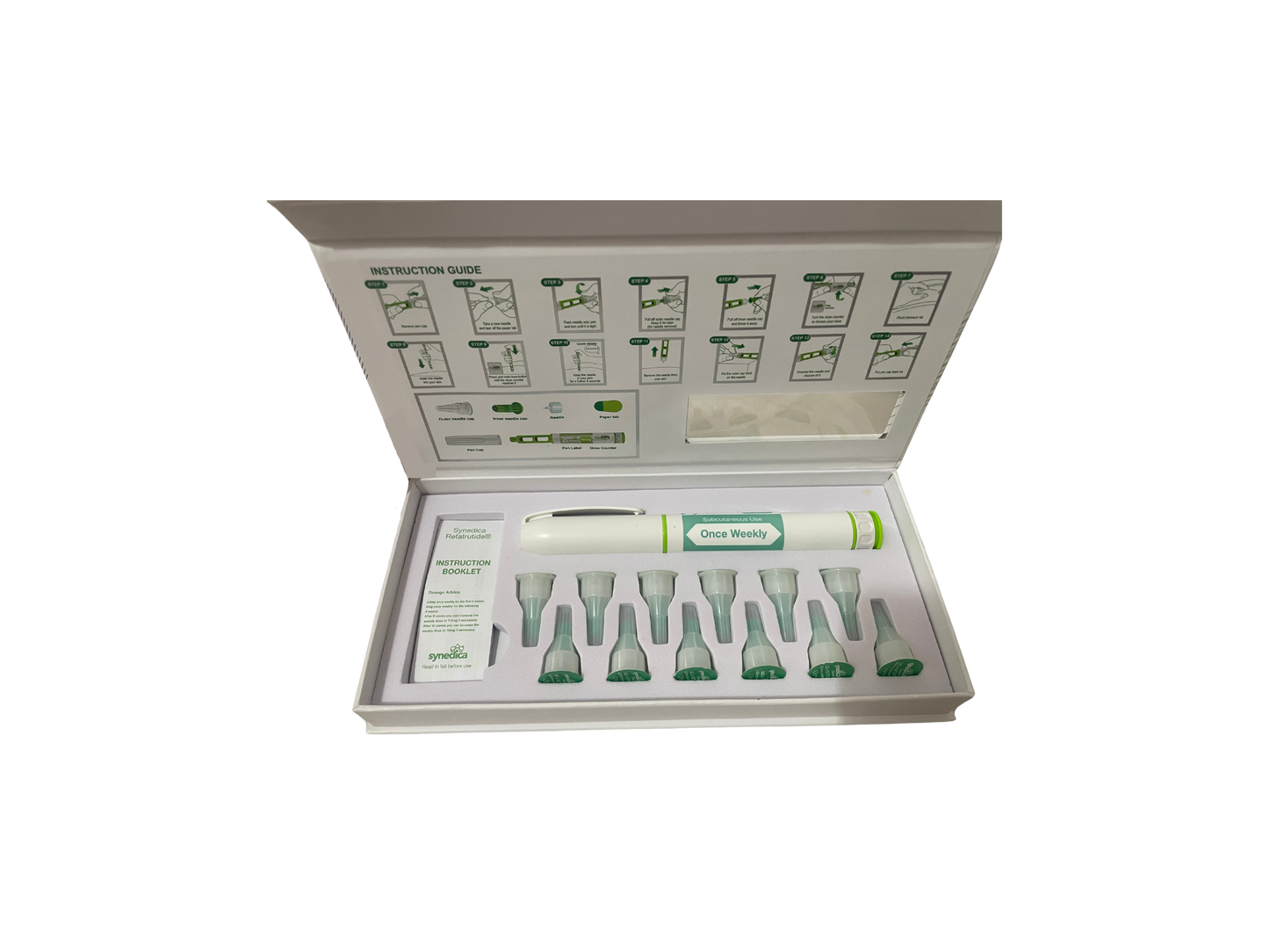 Retatrutida 1 dose de 5mg - 20 clicks