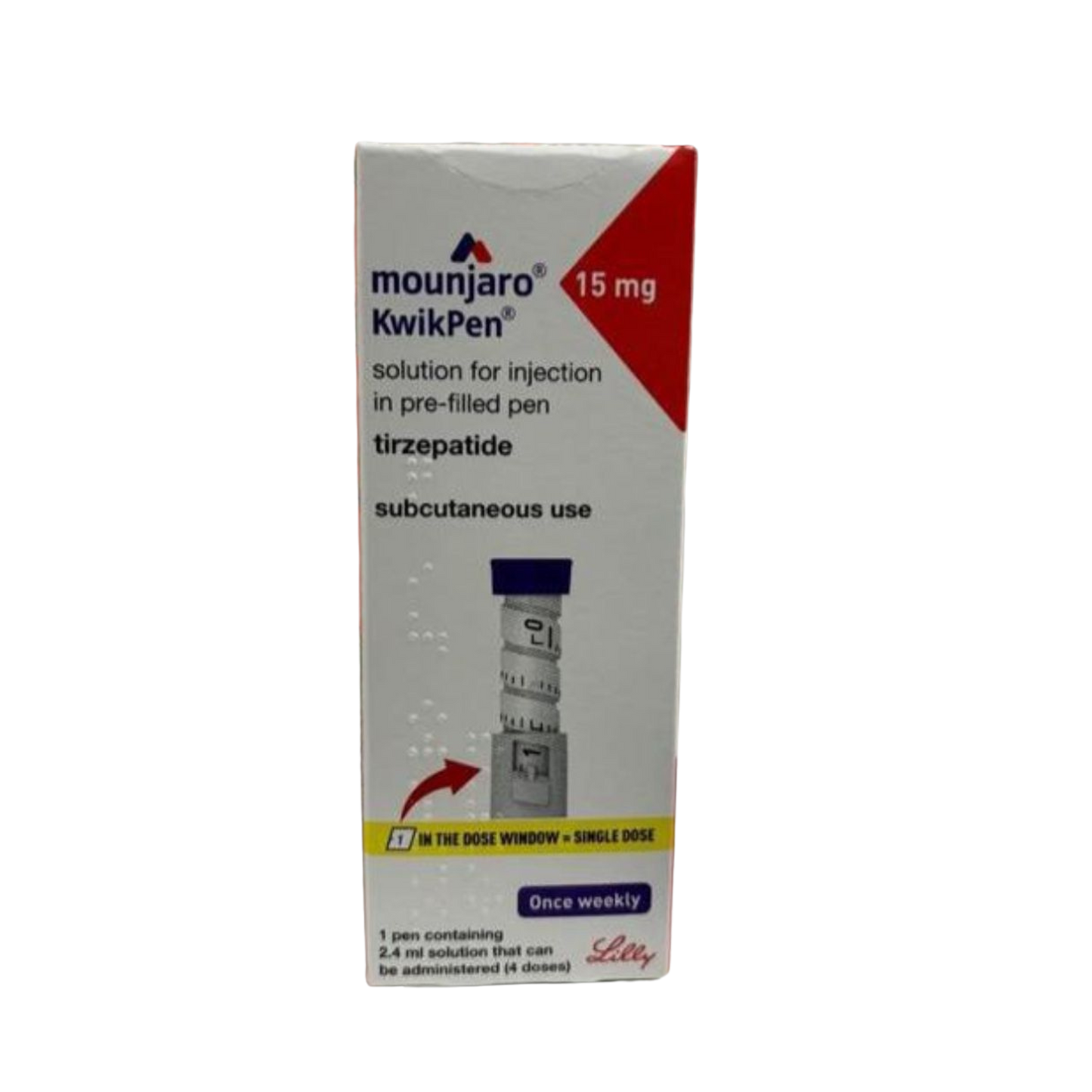 Mounjaro - 4 doses de 15mg e uma dose extra